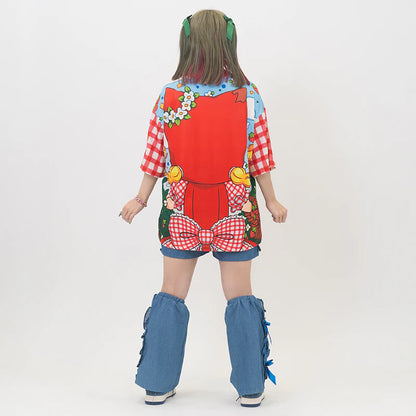 T-shirt ACDC RAG Red's Poppin Adventure - Rouge