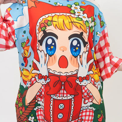 T-shirt ACDC RAG Red's Poppin Adventure - Rouge