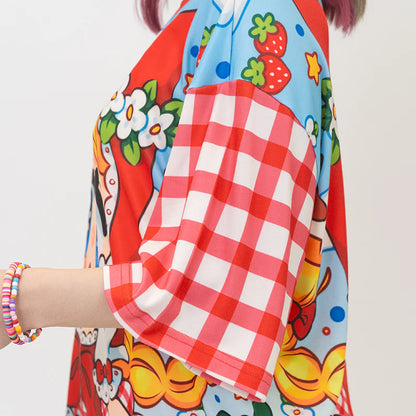 T-shirt ACDC RAG Red's Poppin Adventure - Rouge