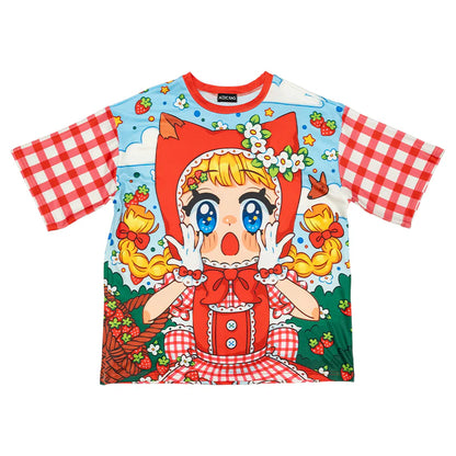 T-shirt ACDC RAG Red's Poppin Adventure - Rouge