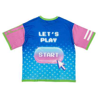 T-shirt ACDC RAG Neon Arcade - Bleu