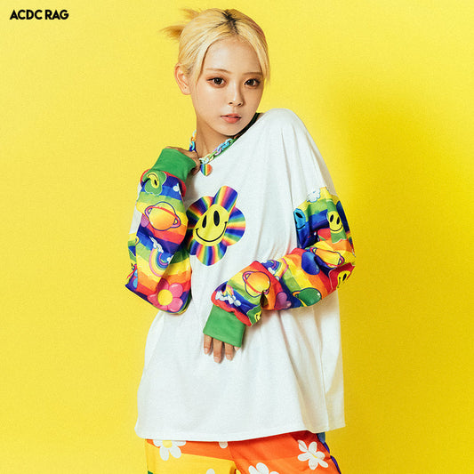 ACDC RAG x Fairy Space - Rainbow FP Long-Sleeve Tee