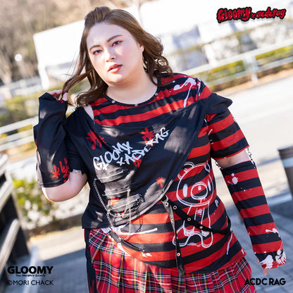 ACDC RAG x Gloomy Bear - Dark Plus Size Long Sleeve