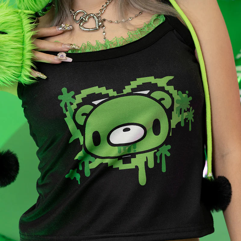 ACDC RAG Gloomy x Sophie Powers Jelly Camisole – Black/Green