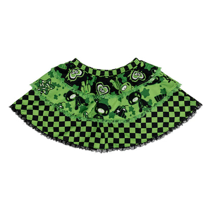 Jupe en gelée ACDC RAG Gloomy x Sophie Powers - Noir/Vert