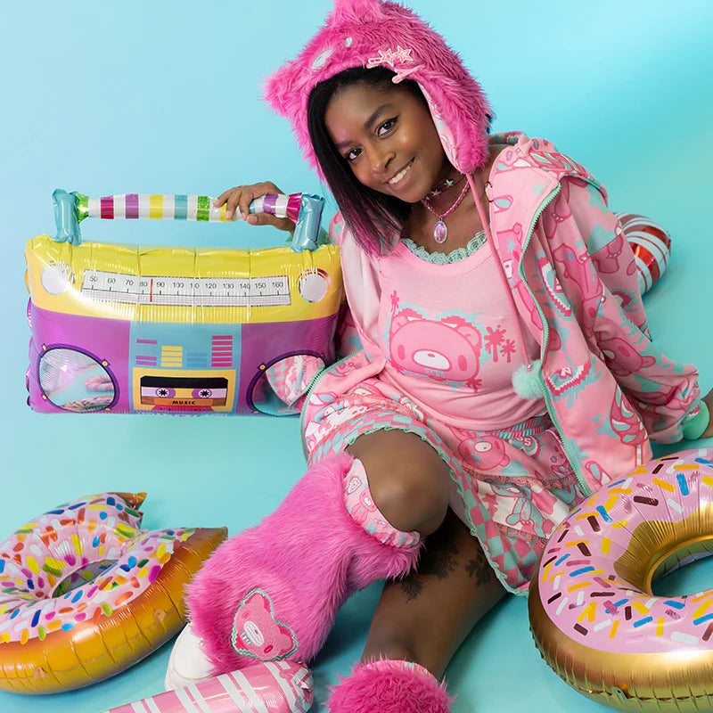 ACDC RAG Gloomy x Sophie Powers Candy Zip Hoodie – Pink/Mint