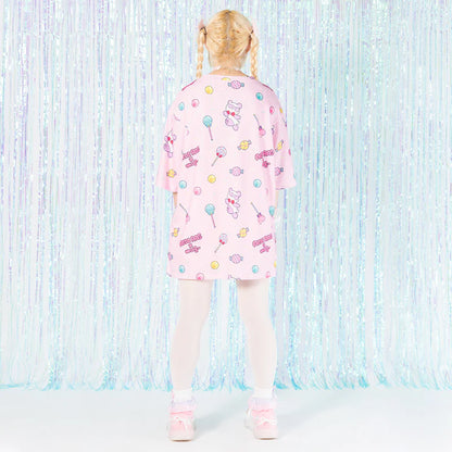 T-shirt ACDC RAG Fuwachan - Rose