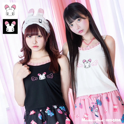 Débardeur ACDC RAG Usatan - Noir et blanc