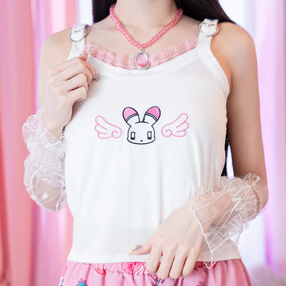 Débardeur ACDC RAG Usatan - Noir et blanc