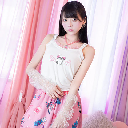 Débardeur ACDC RAG Usatan - Noir et blanc