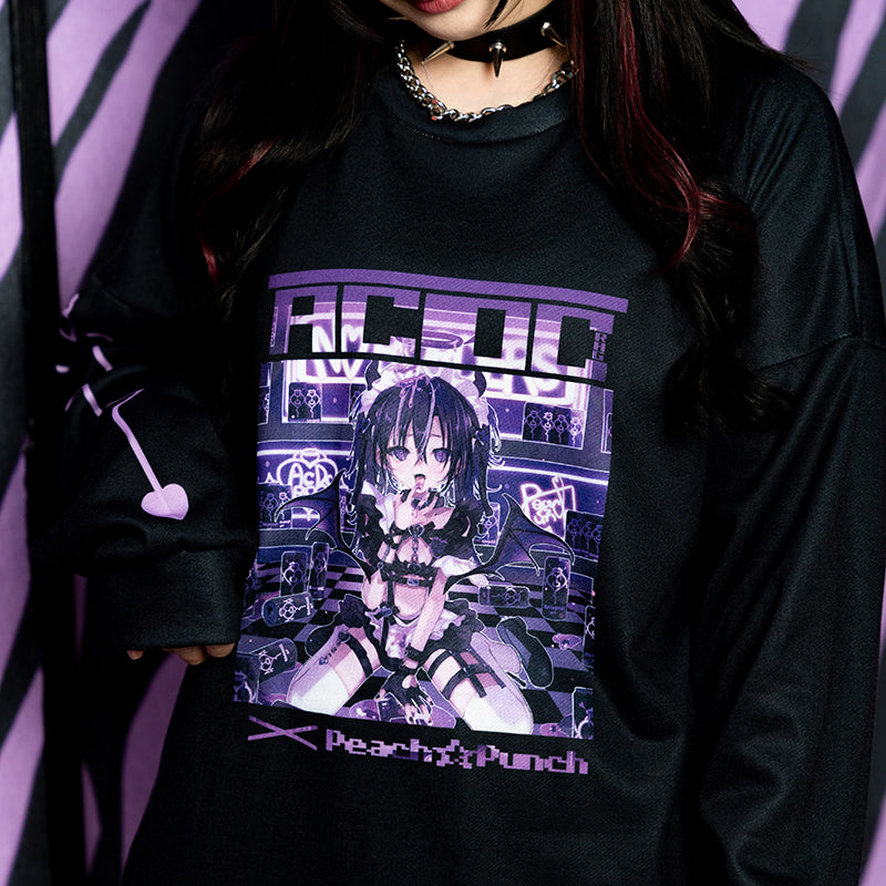 ACDC RAG x Peach☆Punch - Addictive Akuma Long Sleeve Tee