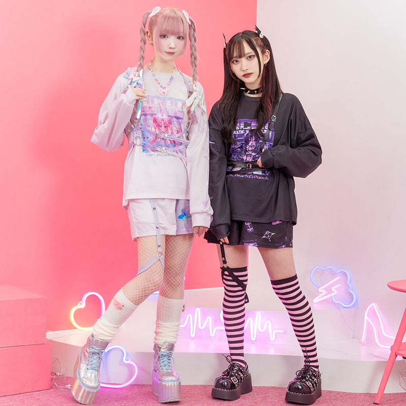 ACDC RAG x Peach☆Punch - Addictive Akuma Long Sleeve Tee