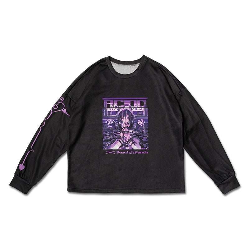 ACDC RAG x Peach☆Punch - Addictive Akuma Long Sleeve Tee