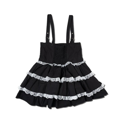 Jupe-salopette ACDC Rag - Noire