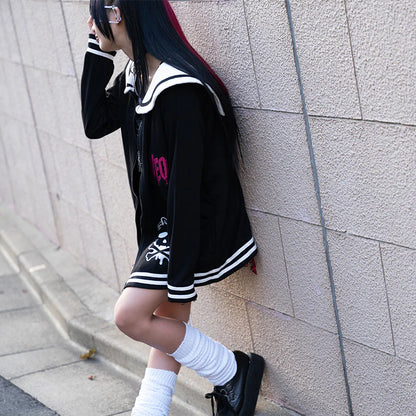 ACDC RAG Sailor Miao Hoodie - Black