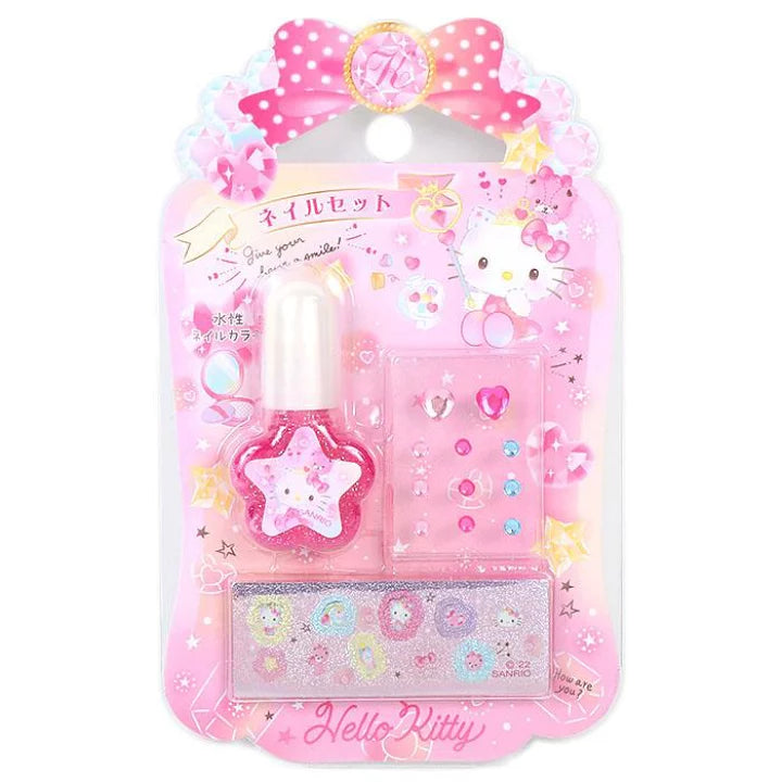 Sanrio Hello Kitty - Jewelry Kids Nails Set Peel-Off