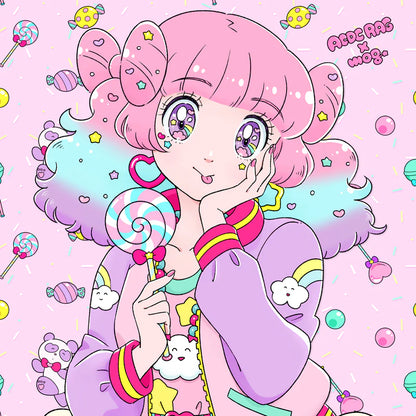 T-shirt ACDC RAG Fuwachan - Rose