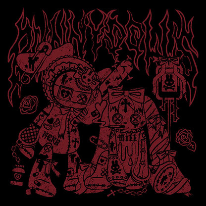 T-shirt ACDC RAG Punky Bunny Chibi - Rouge