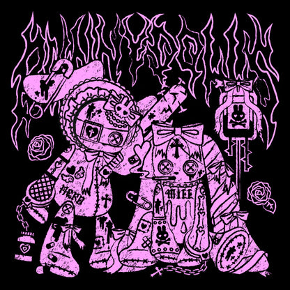 ACDC RAG Punky Bunny Skirt - Black/Pink & Black/White