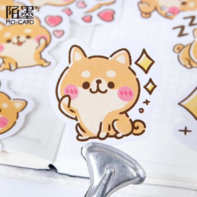 Sticker Box - Shiba Inu - 46 Stickers