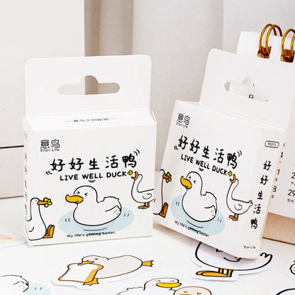 Sticker Box - Live Well Duck - 45 Stickers