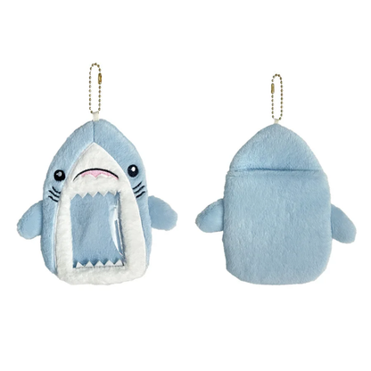 Photocard Holder Fluffy Plush Shark