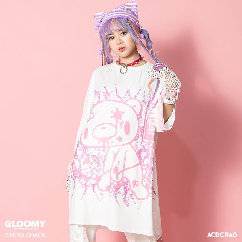 ACDC RAG x Gloomy Bear - Oversized Tee Shirt White