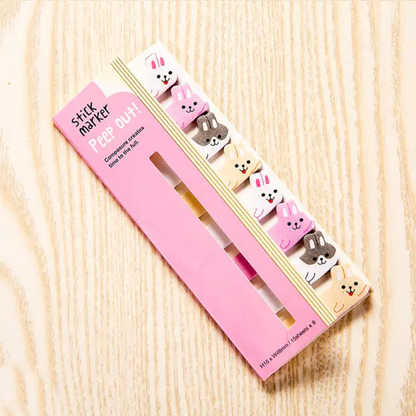 Animal Peep Out! Sticky Notes Page Markers