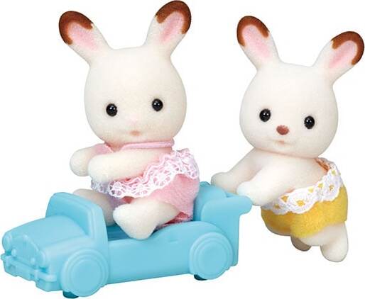 Calico Critters - Chocolate Rabbit Twins