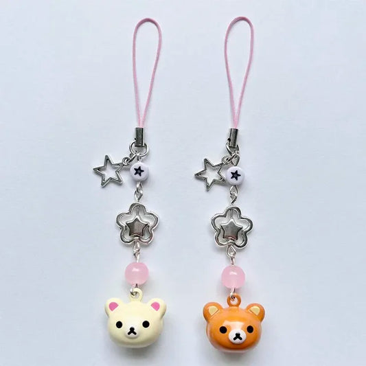 Keychain Starry Bear Phone Charms