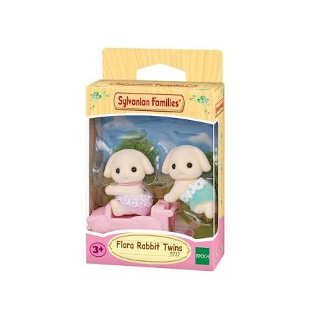 NEW! Calico Critters - Flora Rabbit Twins