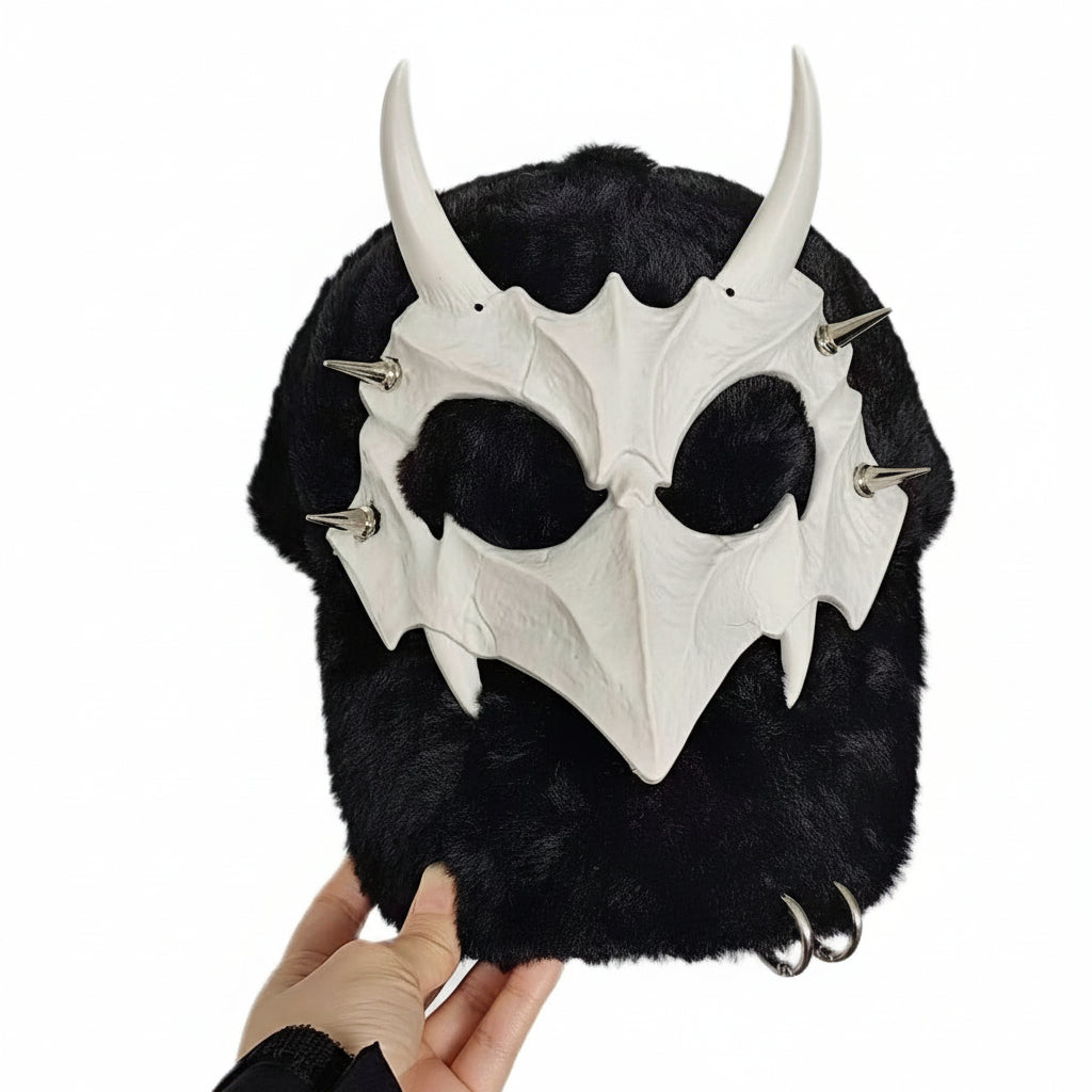 Demon Horn Spiked Cap Hat - Dark Streetwear