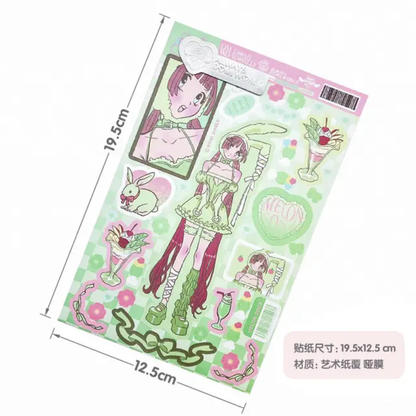 Official Always Domi World Sticker Sheets