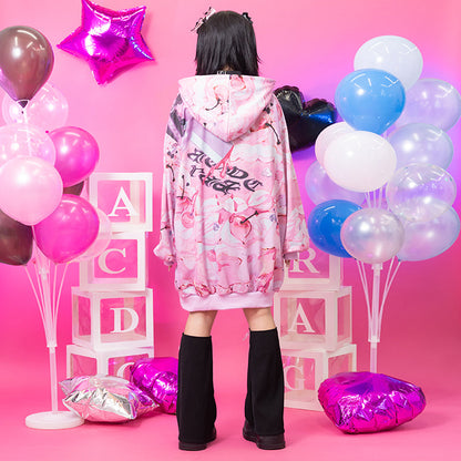ACDC RAG Yandere Love Girl - Hoodie Pink