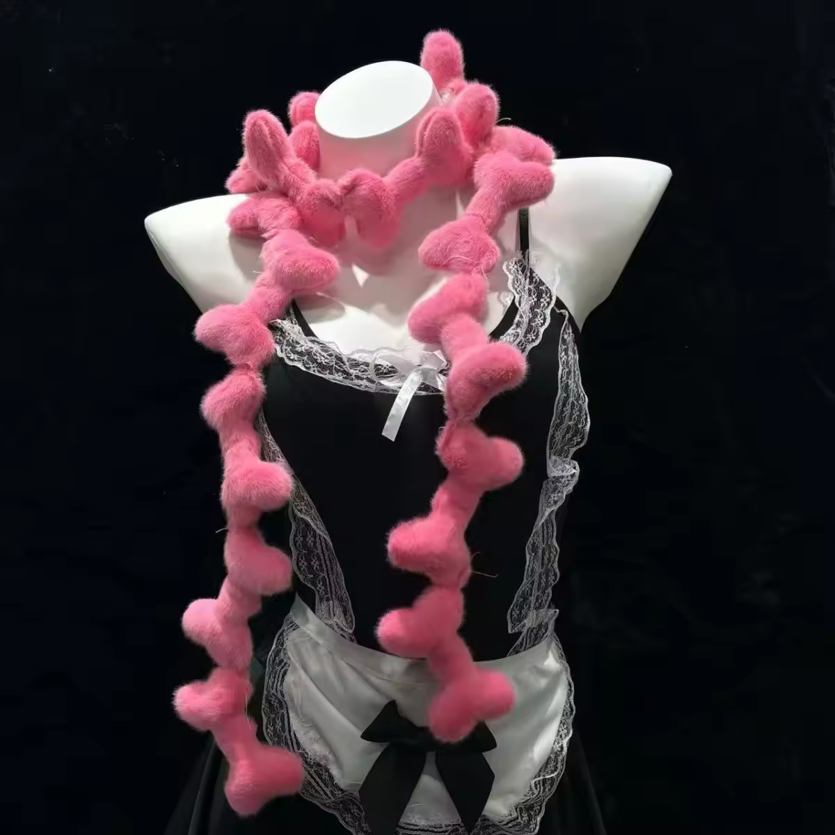 Lolita Fluffy Scarf - Kawaii Harajuku Winter Accessory