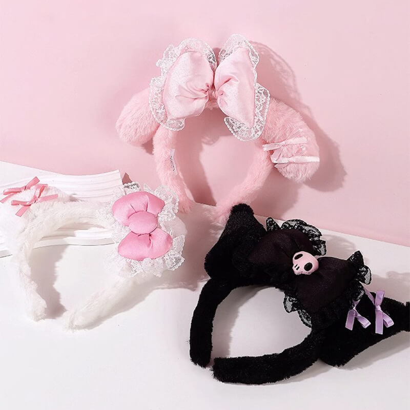 Bandeau à lacets inspiré des personnages Sanrio