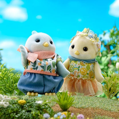 NEW! Calico Critters - Citrus Bird Family