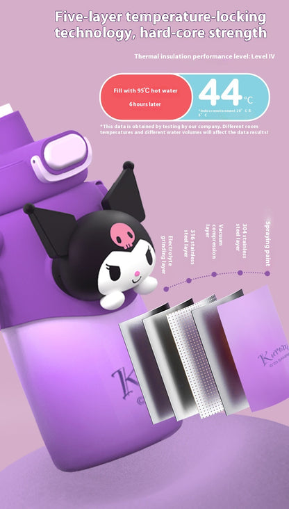 Sanrio 3D Character Thermos Bottles