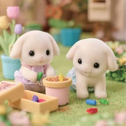 NEW! Calico Critters - Flora Rabbit Twins