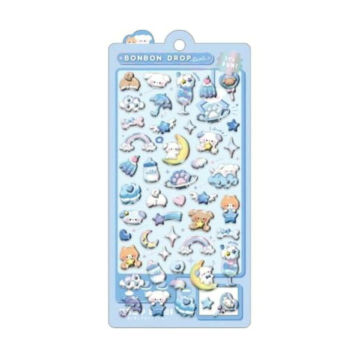 Bonbon Drop Seal Stickers - Puffy 3D Seal Stickers