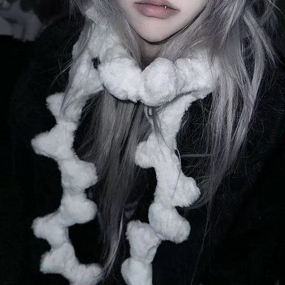 Lolita Fluffy Scarf - Kawaii Harajuku Winter Accessory