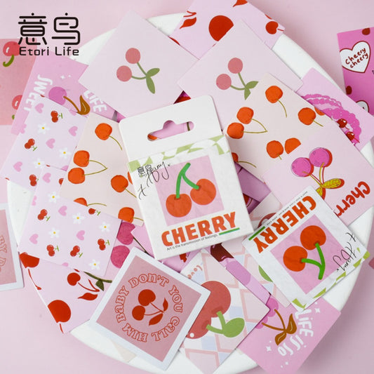 Sticker Box - Cherry Love Mini 🍒💕 – 45 Stickers