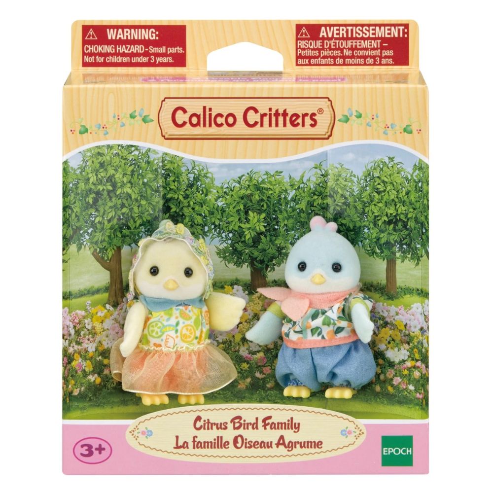 NEW! Calico Critters - Citrus Bird Family