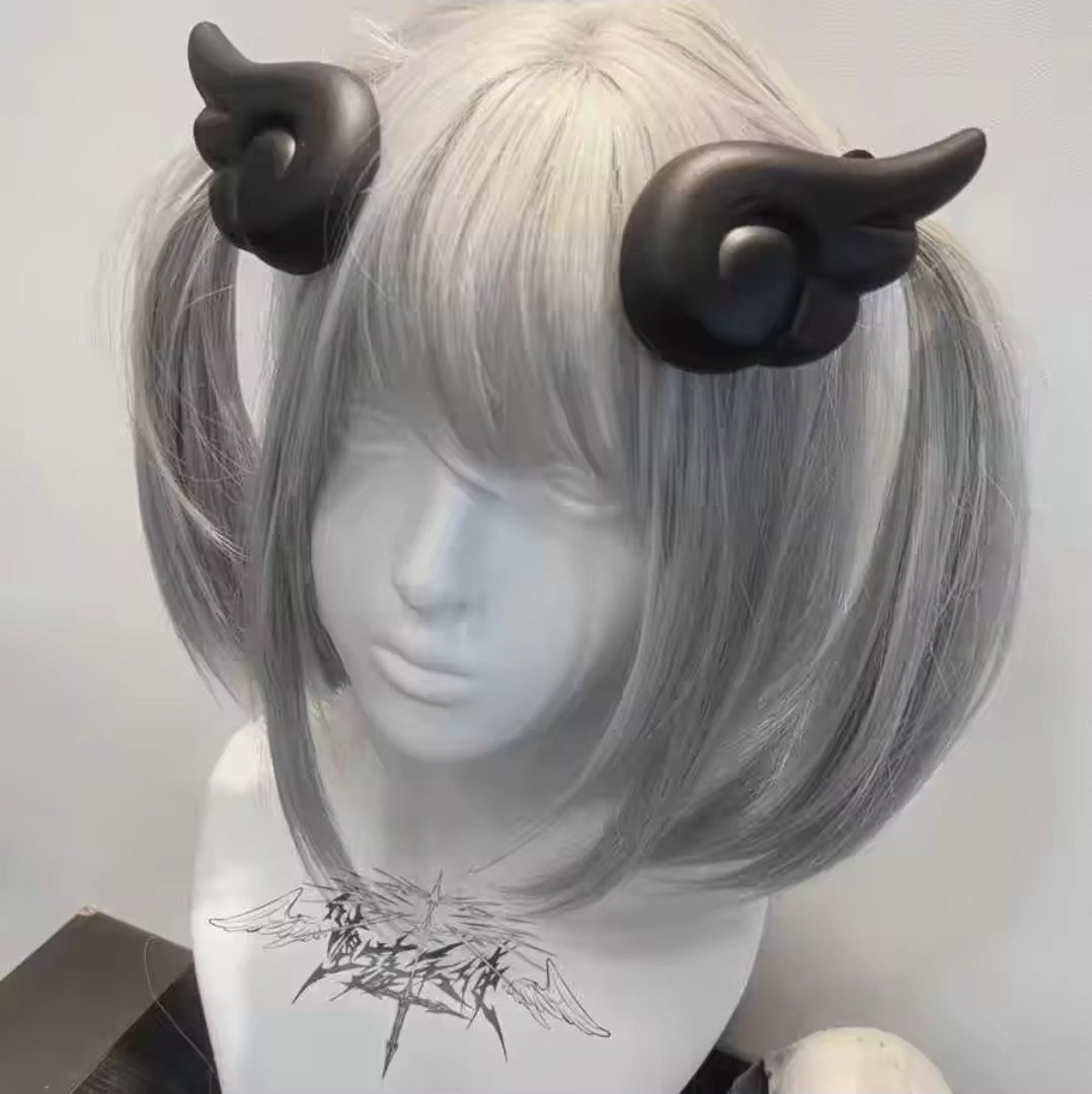 Angel & Demon Wings Hair Clips - Fantasy Inspired Accessory