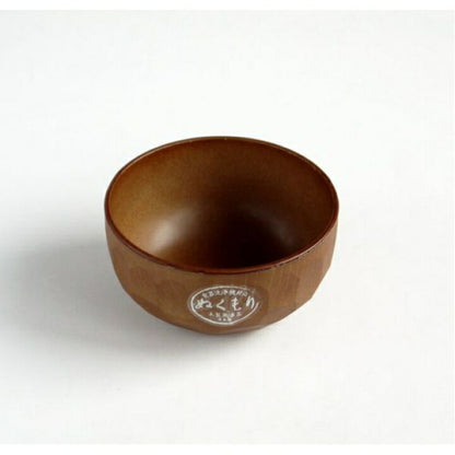 Wood Grain Lacquered Rice Bowl - Medium Size