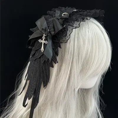 Gothic Angel Wing Headdress