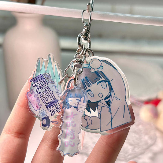 ALL IN! Bunny Girl Acrylic Keychain