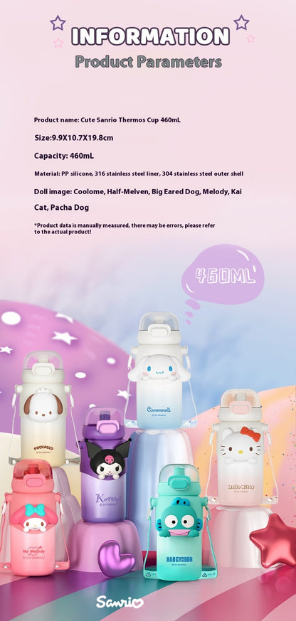 Sanrio 3D Character Thermos Bottles