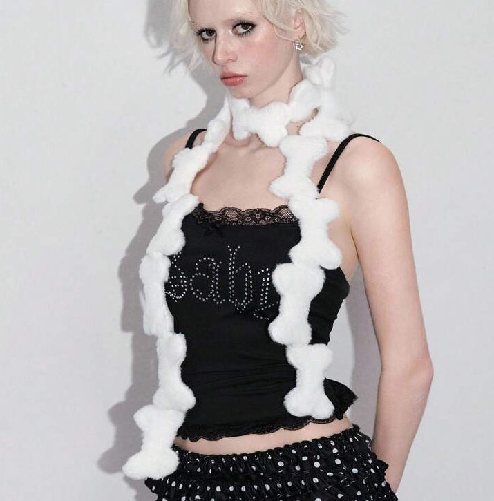 Lolita Fluffy Scarf - Kawaii Harajuku Winter Accessory