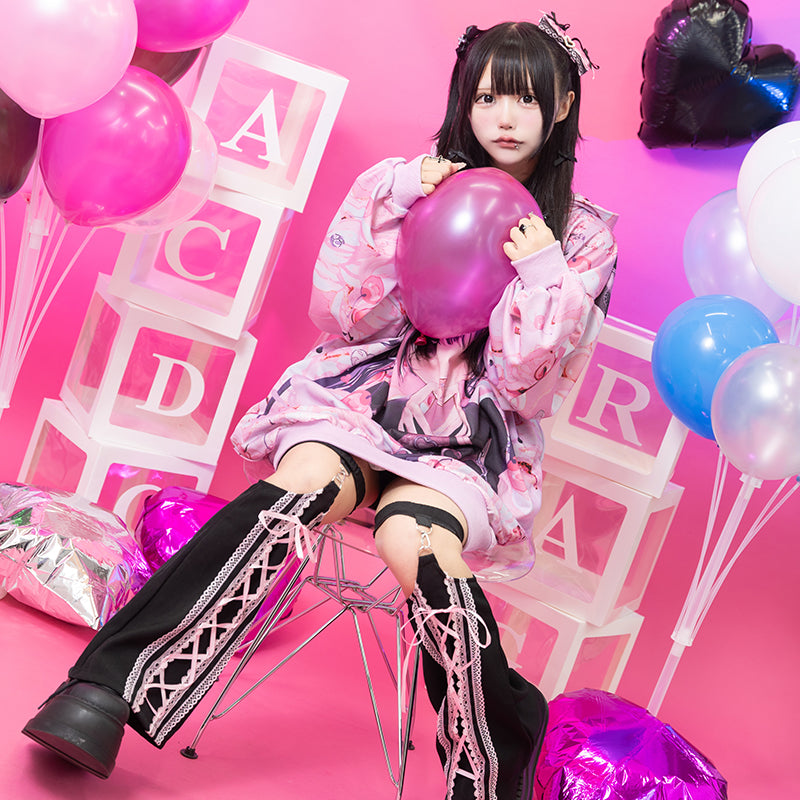 ACDC RAG Yandere Love Girl - Hoodie Pink